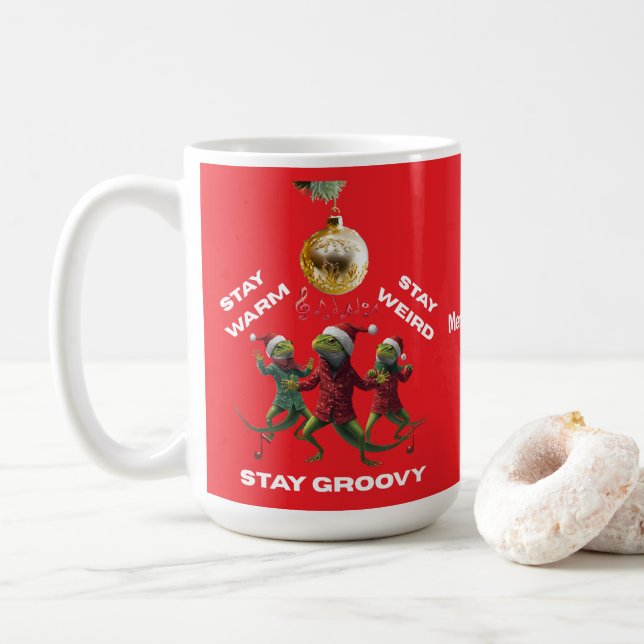 Groovy Lizards  Kaffeetasse (Mit Donut)