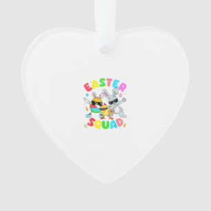 Groovy Lustiger Hase Ei Küken Ostern Squad Tag Män Ornament