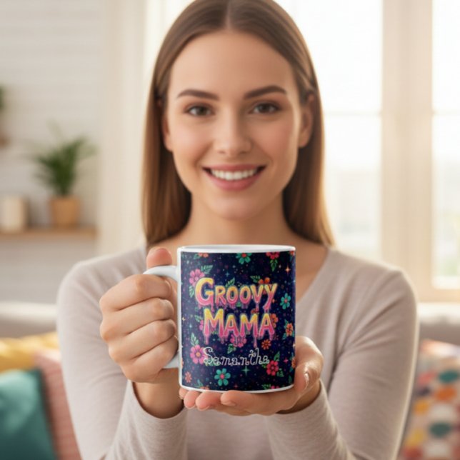 Groovy Mama Custom Mug Kaffeetasse (Von Creator hochgeladen)