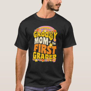 Groovy Mama des First Grader Retro Wavy 70er Vint T-Shirt