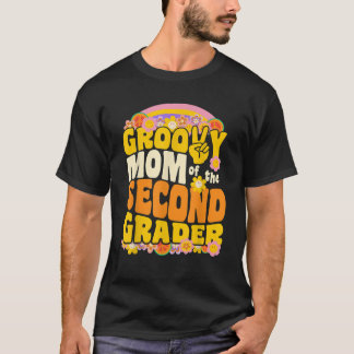 Groovy Mama eines Schülers der zweiten Klasse Retr T-Shirt