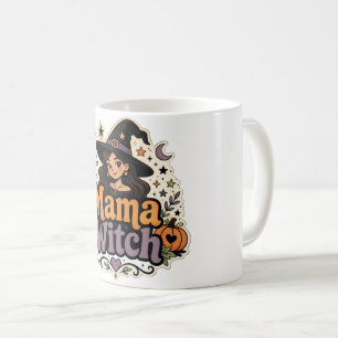 Groovy Mama Hexe Vintage Halloween-Shirt Kaffeetasse