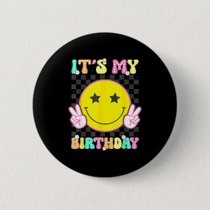 Groovy-Mama von Baseball und Softball-Mama Button