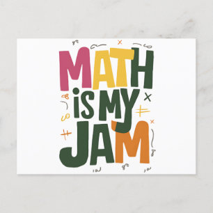 Groovy Math ist mein Ding erster Tag zurück in der Postkarte