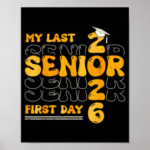 Groovy Mein letzter erster Schultag Klasse 2026 Se Poster