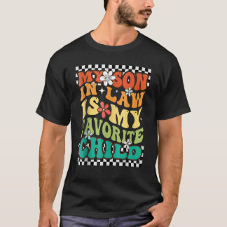 Groovy mein Sohn im Jura ist meine Lieblingsfamili T-Shirt