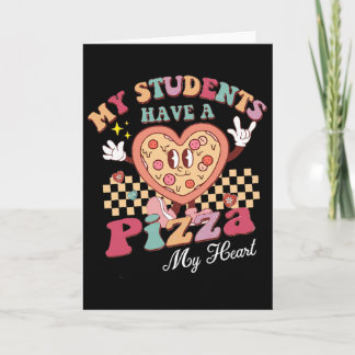 Groovy meine Schüler haben Pizza meines Herzens Le Karte