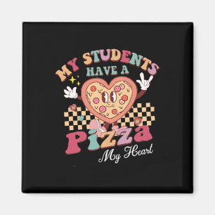 Groovy meine Schüler haben Pizza meines Herzens Le Magnet