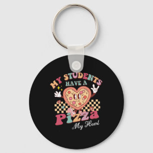 Groovy Meine Schüler haben Pizza meines Herzens Le Schlüsselanhänger