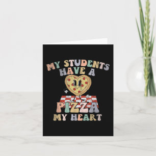 Groovy, meine Schüler haben Pizza von meinem Herzl Karte