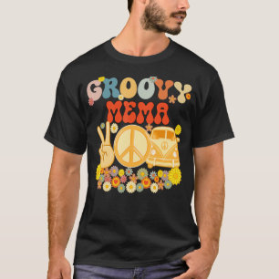 Groovy Mema Retro Matching Family Baby Dusche Moth T-Shirt