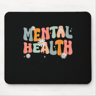 Groovy Mental Health S Human Brain Illusion Awaren Mousepad