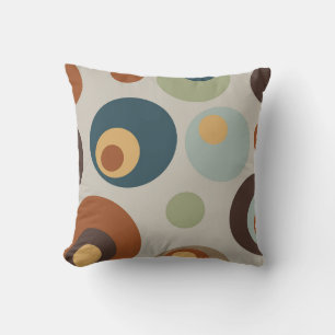 Groovy Mid Century Modern Throw Kissen