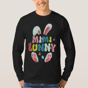 Groovy Mimi Hase Süße passende Familient Ostern T-Shirt