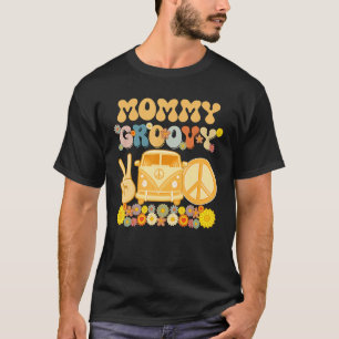 Groovy Mommy Retro Matching Family Baby Dusche Mot T-Shirt
