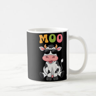 Groovy Moo Kuh - Lustige Bauer Kuh Männer Frauen K Kaffeetasse