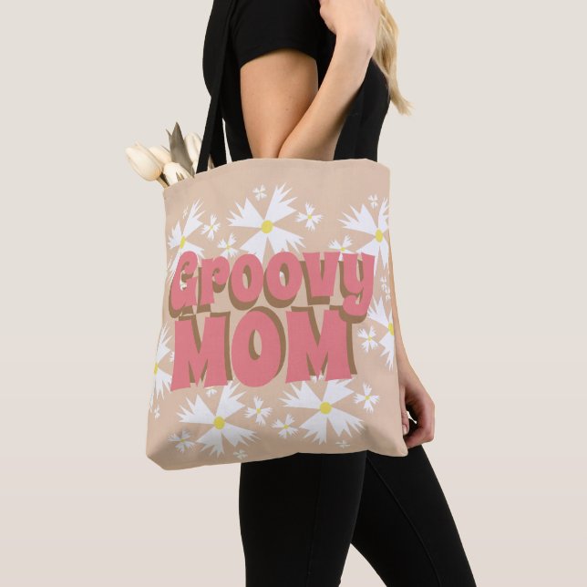 Groovy Mother's Day Mama Daisy Tote Bag (Von Nahem)