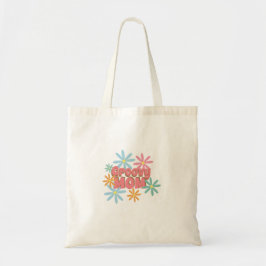 Groovy Mother's Day Mama Floral Tote Bag Tragetasche