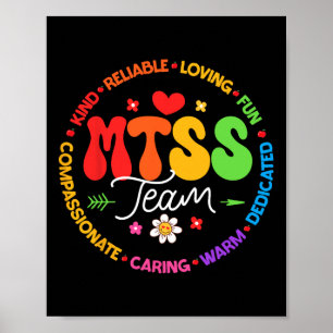 Groovy Mtss-Team-Coach Schulberater Schulpsycholog Poster