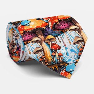 Groovy Mushroom Krawatte - Wo Kunst Eleganz trifft