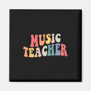 Groovy Music Teacher Team Lehrer zurück zur Schule Magnet