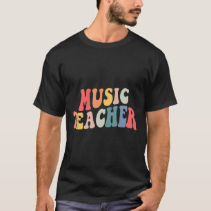 Groovy Music Teacher Team Lehrer zurück zur Schule T-Shirt