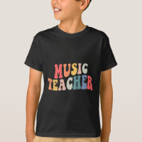 Groovy-Musiklehrer-Teamlehrer Zurück Zur Schule 