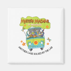 Groovy Mystery Machine Diagnostics Labrador Tech L Magnet