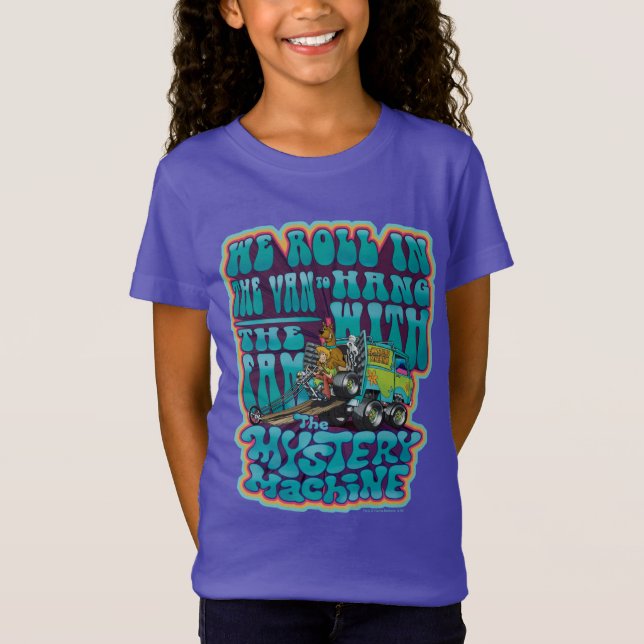 Groovy Mystery Machine Fam Graphic T-Shirt (Vorderseite)
