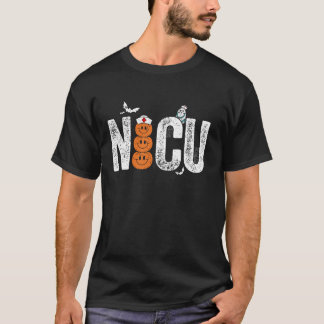 Groovy NICU Nurse Halloween Ghost Kostüm Neonatal T-Shirt
