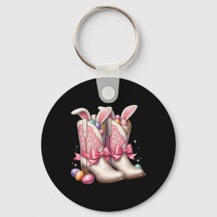 Groovy Niedlich Easter Eggs Boots Western Cowboy H Schlüsselanhänger