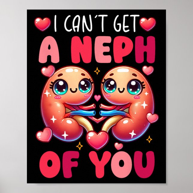 Groovy Nieren Nephrologie Krankenschwester Dialyse Poster (Vorne)