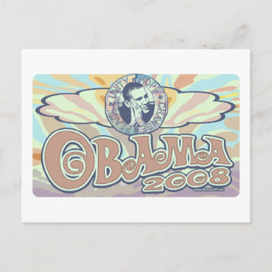 Groovy Obama Gear 2008 Postkarte