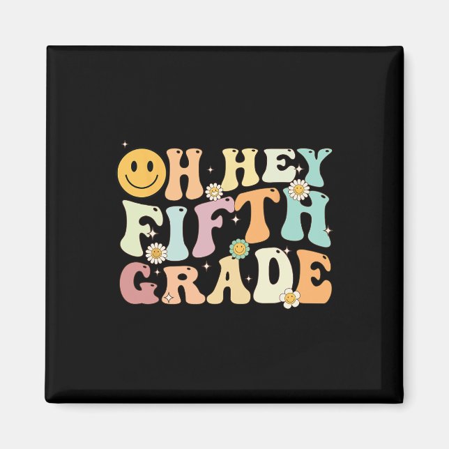 Groovy Oh, 5. Klasse zurück zur Schulausbildung Magnet (Vorne)