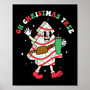 Groovy Oh Weihnachtsbaum Kuchen Debbie Becky Jen C Poster