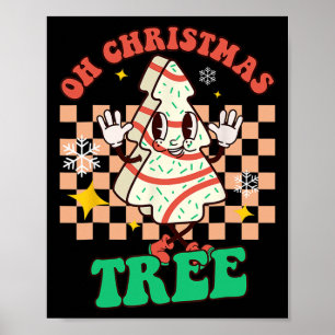 Groovy Oh Weihnachtsbaum Kuchen Debbie Becky Jen C Poster