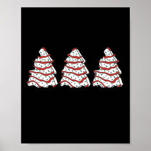 Groovy Oh Weihnachtsbaum Xmas Lights Fun Tree Cake Poster