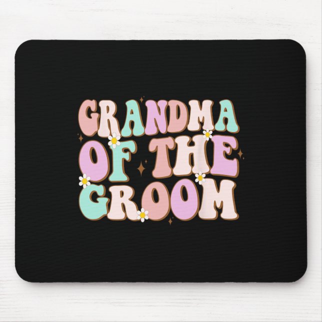 Groovy Oma des Groom-Polterabends Oma Mousepad (Vorne)