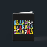 Groovy Oma Matching Family Birthday Mother#39; Karte<br><div class="desc">Groovy Oma Matching Family Geburtstagsmutter#39; #39;s Day</div>