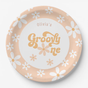Groovy One 1. Geburtstag Pappteller