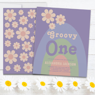 Groovy One Retro Daisy 1. Geburtstag Party