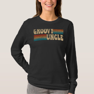 Groovy Onkel 70er Ästhetische Nostalgie in den 197 T-Shirt