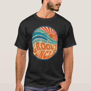 Groovy Onkel 70er Ästhetische Nostalgie in den 197 T-Shirt