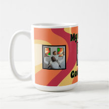 Groovy-Pate Retro-Wellen-Fotomug