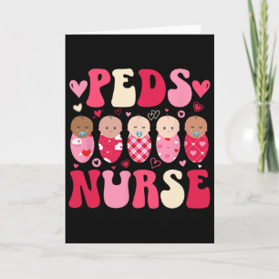 Groovy Peds Krankenschwester Valentinstag Kinderkr Karte