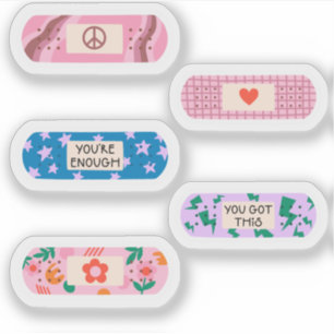 Groovy Pflaster - Retro Motivierend Healing Design Aufkleber