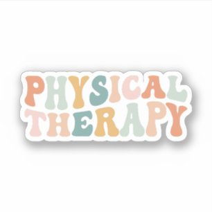 Groovy Physical Therapy Physical Therapist PT Gesc Aufkleber