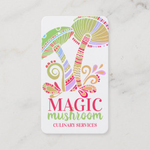 Groovy Pilze Koch Catering kulinarisch Visitenkarte