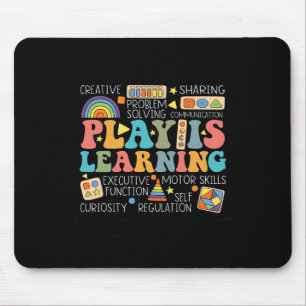 Groovy Play Is Learning Kindergarten-Lehrer Anerke Mousepad
