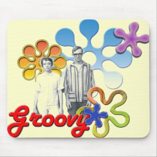 Groovy Pop-Kunst Mousepad